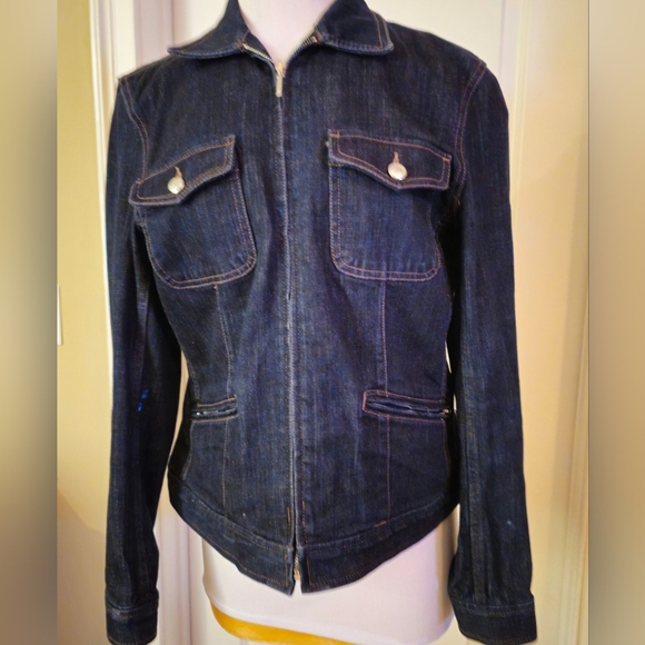 Chap's Denim Jacket - Large - Picture 1 of 8